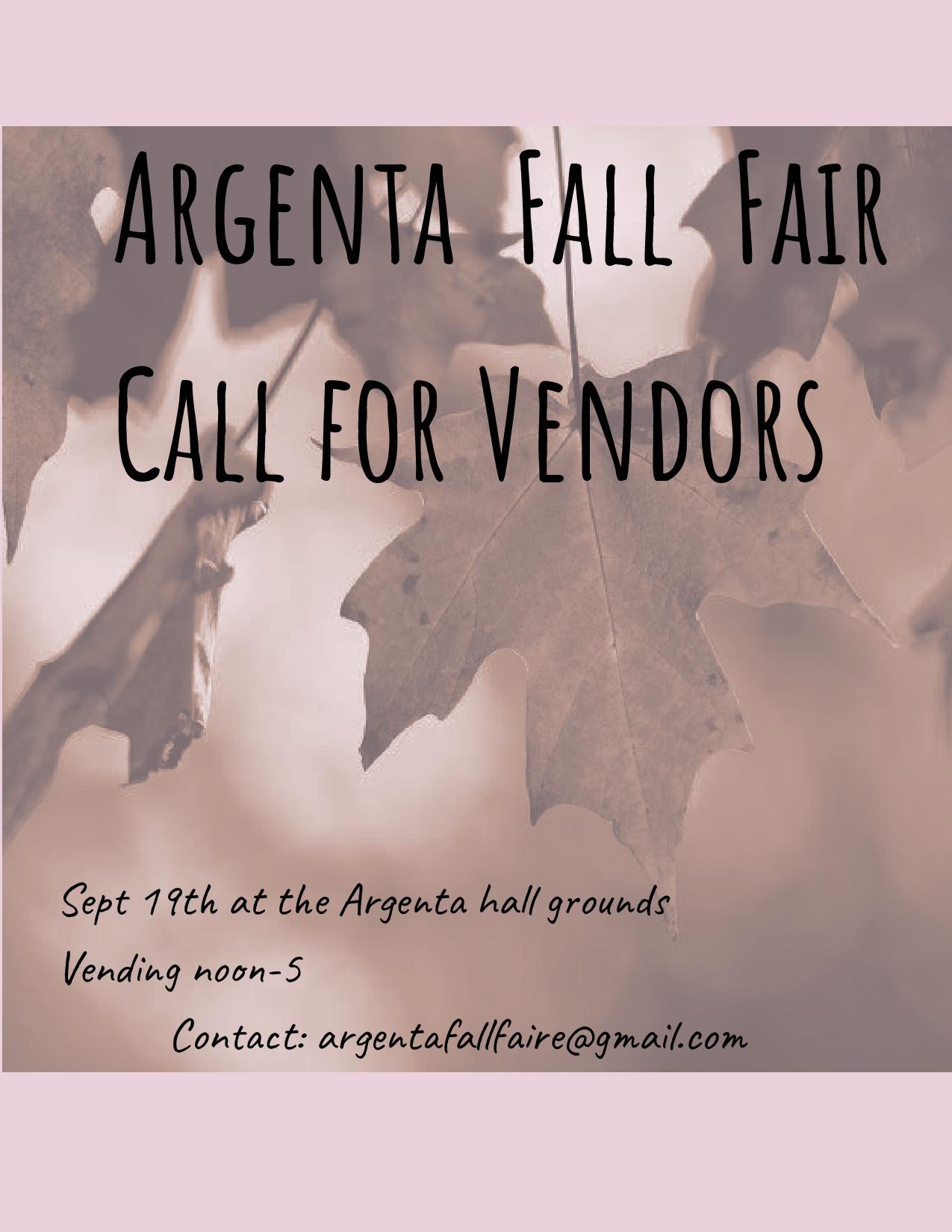 Argenta Fall Faire